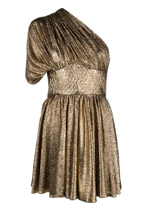 Abito corto con paillettes in oro - donna RHEA COSTA | 23222DSHPRGLD